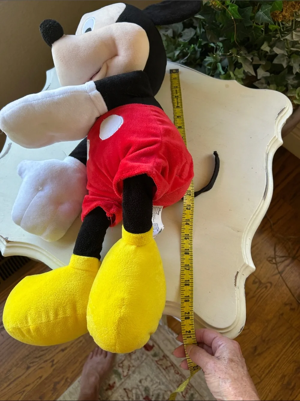 Disney Classic Mickey Mouse Plush - Black, Red, Yellow, Cream, White